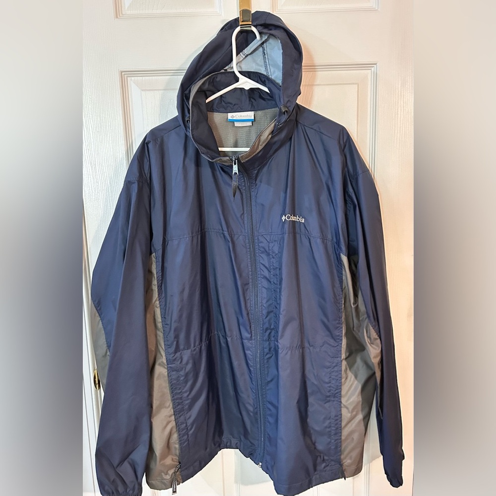 Men’s Columbia Rain Jacket, XXL